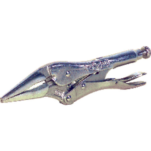 Vise-Grip Long Nose Locking Pliers with Wire Cutter - 6LN Plain Grip 2 1/4″ Capacity 6″ Long - Caliber Tooling