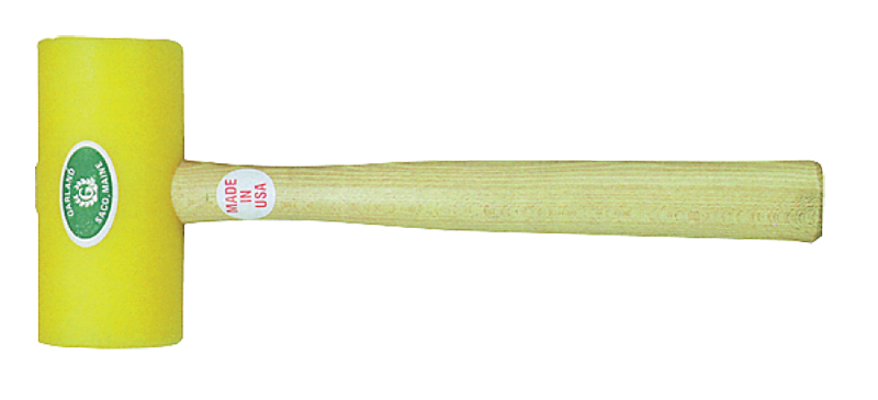 Garland Plastic Mallet -- 19 oz; Hickory Handle; 2-1/2'' Head Diameter - Caliber Tooling