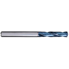 11.8 mm Dia. × 12 mm Shank × 55 mm Flute Length × 102 mm OAL, 3XD, 140°, Aqua Revo D, 2 Flute, Internal, Solid Carbide Drill - Exact Industrial Supply