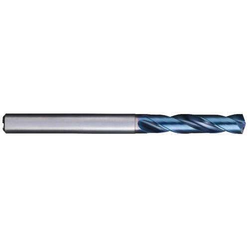 11.1 mm Dia. × 12 mm Shank × 55 mm Flute Length × 102 mm OAL, 3XD, 140°, Aqua Revo D, 2 Flute, Internal, Solid Carbide Drill - Exact Industrial Supply