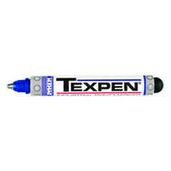 Texpen Medium Marker - Stainless Steel Ball Tip - Blue - Caliber Tooling