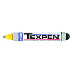 Texpen Medium Marker - Stainless Steel Ball Tip - Yellow - Caliber Tooling