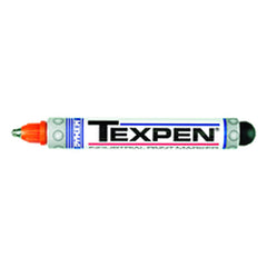 Texpen Medium Marker - Stainless Steel Ball Tip - Orange - Caliber Tooling