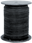 #L12RM100 - 1/2'' ID x 100 Feet - Black Rubber - Rubber Hose - Caliber Tooling