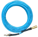 #PFE60506T - 3/8 MPT x 50 Feet - Light Blue Thermoplastic - 2 Fitting(s) - Air Hose - Caliber Tooling