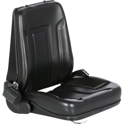 Deluxe Forklift Vinyl Seat W/Seat Belt - Exact Industrial Supply