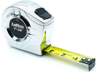 TAPE MEASURE; 1"X33'; CHROME CASE - Caliber Tooling