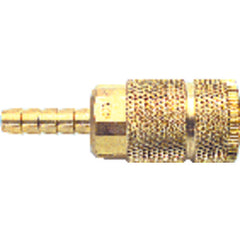 Model 163–1/4″ Hose Barb–1/4″ Body Size - Truflate Interchange Coupler - Caliber Tooling