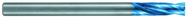 5.6mm Dia. X 110mm OAL 10XD-Carbide Drill-Flat Point -Aqua EX Coated - Caliber Tooling