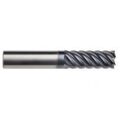 5/8" Dia. - 2-5/8" LOC - 5" OAL - 6 FL Carbide End Mill-AlTiN-x - Caliber Tooling