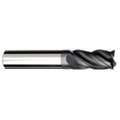 3/8 Dia. x 2-1/2 Overall Length 4-Flute Square End Solid Carbide SE End Mill-Round Shank-Center Cut-AlCrN-X - Caliber Tooling