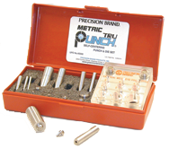 Metric 10 Tru-Punch Punch & Die Set - #40300; 20mm Maximum OD; .25mm Maximum Material Thickness - Caliber Tooling