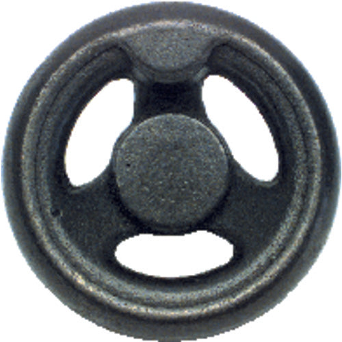 Cast Iron Hand Wheel (No Holes) - 4″ Wheel Diameter, 1 1/8″ Hub Diameter - Caliber Tooling