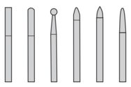 CARBIDE FINE BURR SET #2 METRIC - Caliber Tooling