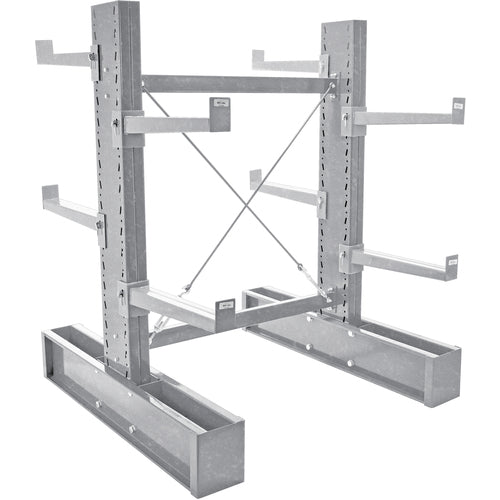 Galv Cantilever Dbl 6' Upright Md 36″Set - Exact Industrial Supply