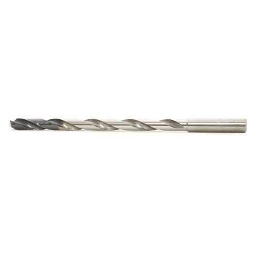 MDW4063XHV12 13/32″ Dia. × 0.472″ Shank × 6.339″ Flute Length × 8.543″ OAL, DEX, External Coolant, Cylindrical Solid Carbide Drill - Exact Industrial Supply