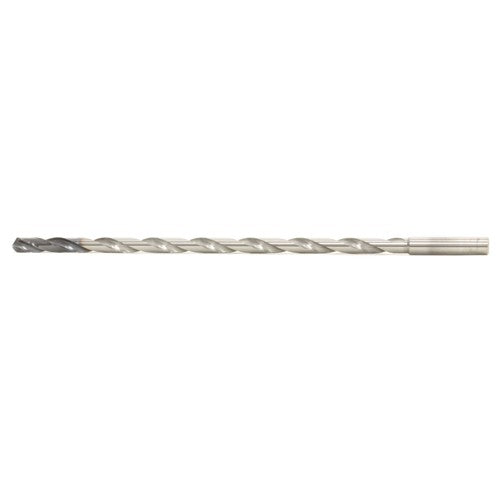 MDW1250XHV20 1/8″ Dia. × 0.157″ Shank × 2.952″ Flute Length × 4.842″ OAL, DEX, External Coolant, Cylindrical Solid Carbide Drill - Exact Industrial Supply