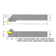 S08NEL2 Top Notch Boring Bar 1/2 Shank - Caliber Tooling