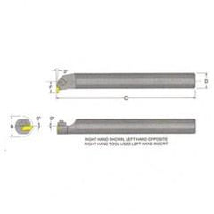 S16NEL3 Top Notch Boring Bar 1" Shank - Caliber Tooling