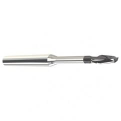 .075 Dia. - .113 LOC - 2" OAL - 2 FL Carbide End Mill with .900 Reach-Nano Coated - Caliber Tooling