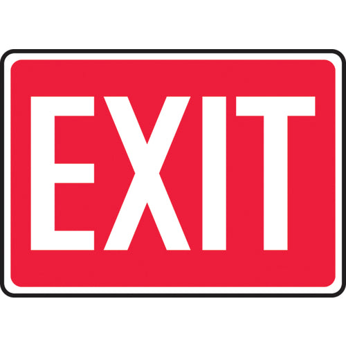 Sign, Exit, 10″ × 14″, Aluminum - Caliber Tooling