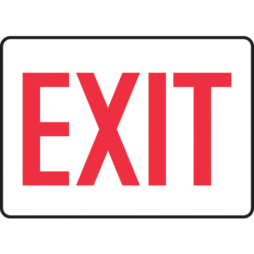 Sign, Exit, 10″ × 14″, Vinyl - Caliber Tooling