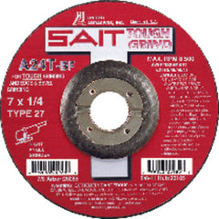 6″ × 1/4″ × 7/8″ - Aluminum Oxide A24N - Depressed Center Wheel - Caliber Tooling