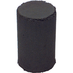 1 1/2″ × 1″ × 1/4″ - Cylinder Resin Bonded Rubber Cone (Fine Grit) - Caliber Tooling