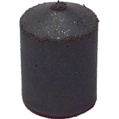 1 1/4″ × 7/8″ × 1/4″ - Pointed Resin Bonded Rubber Cone (Medium Grit) - Caliber Tooling