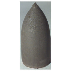 1 3/4″ × 7/8″ × 1/4″ - Bullet Resin Bonded Rubber Cone(Fine Grit) - Caliber Tooling