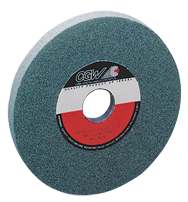 7 x 1 x 1-1/4" - Silicon Carbide (GC) / 100I Type 5 - Surface Grinding Wheel - Caliber Tooling