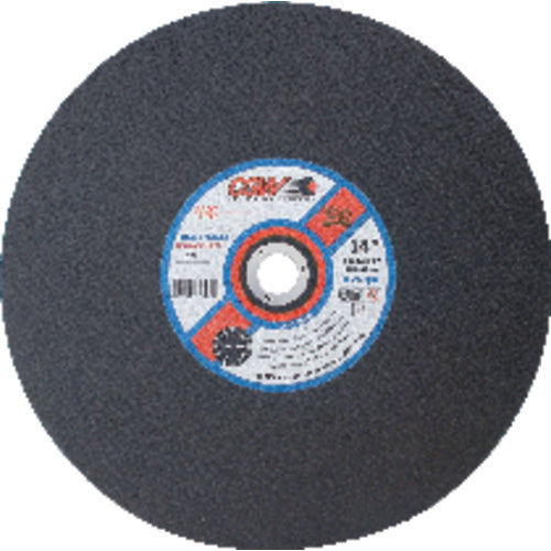 12″ × 1/8″ × 1″ - A24-R-BF - Aluminum Oxide Reinforced Cut-Off Wheel - Stationary Saw - Caliber Tooling