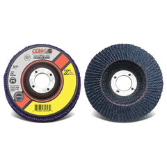 4 1/2″ × 5/8-11″-60 Grit - Zirconia-Stainless Straight Flap Disc - Caliber Tooling