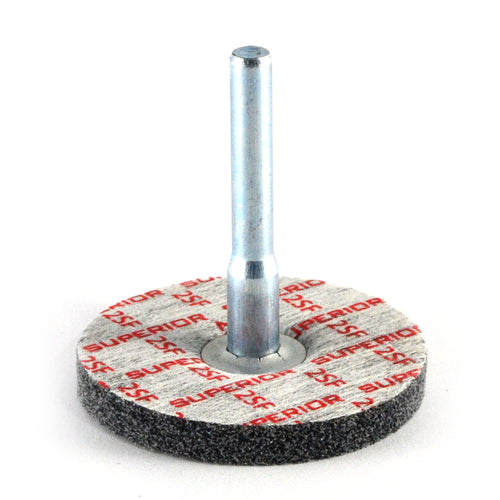 2″ × 1/4″ × 1/4″ - Fine Grit - Deburring Wheel - Caliber Tooling