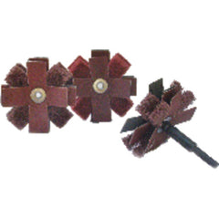 ‎2″ × 1/2″'-8-32 Eyelet-80 Grit - Aluminum Oxide Buff and Blend Combi Cross Buff Alt mfg # 727405 - Caliber Tooling