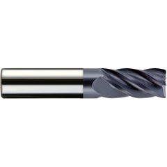 3/4″ Dia. × 3/4″ Shank × 3″ DOC × 6″ OAL, Carbide, veri4, 5 Flute, Plain, External, Corner Radius, Solid End Mill Series/List #5102 - Exact Industrial Supply