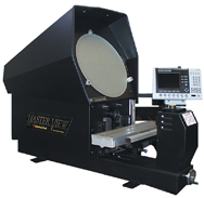 #OC150X - Comb. Grid/Radius Overlay Chart - Optical Comparator Accessory - Caliber Tooling