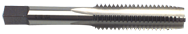 M18x2.5 D7 4-Flute High Speed Steel Bottoming Hand Tap-Bright - Caliber Tooling