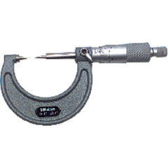 ‎0-25 mm Measuring Range-0.01 mm Graduation - Ratchet Thimble - High Speed Steel Face - Point Micrometer - Caliber Tooling