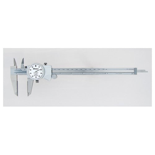 ‎0-8″ Range - Dial Caliper White Face - 0.001 Graduation Carbide Jaw - Caliber Tooling