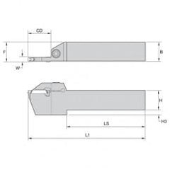 250250 WMT LH TLHLDR 25X25 SEAT 5 - Caliber Tooling