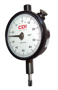 1 Total Range - 0-100 Dial Reading - AGD 2 Dial Indicator - Caliber Tooling