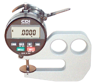 #DG10-10 - 0 - .050'' Range - .0005" Resolution - 2'' Throat Depth - Electronic Thickness Gage - Caliber Tooling