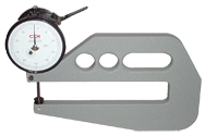 #DG10-14 - 0 - 1'' Range - .001" Graduation - 6'' Throat Depth - Dial Thickness Gage - Caliber Tooling