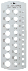 #187 - 1/16 to 1/2" - Drill Gage - Caliber Tooling