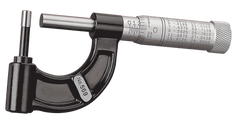 #569AXP - 0 - 1'' Measuring Range - .001" Graduation - Friction Thimble - Carbide Face - Tubing Micrometer - Caliber Tooling