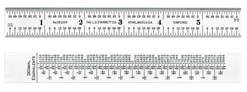 C622R-6 SCALE RULE - Caliber Tooling