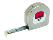 #C9212X - 1/2" x 12' - Chrome Clad Mezurall Measuring Tape - Caliber Tooling