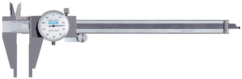 0 - 12'' Measuring Range (.001" Grad.) - Dial Caliper - #52-025-112 - Caliber Tooling