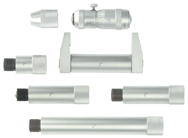 2 - 12'' Measuring Range - .001" Graduation - Hardened & Ground Face - Tubular Inside Micrometer Set - Caliber Tooling